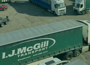  Training session for new drivers at I.J. McGill Transport depot.